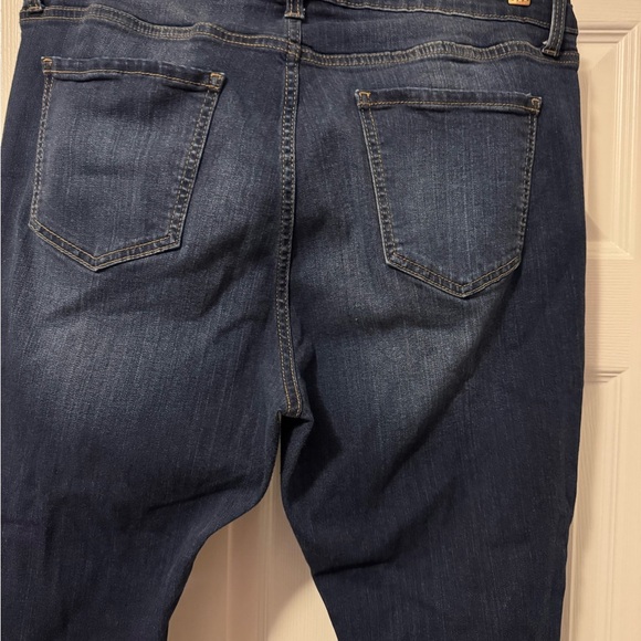 Fashion Nova Blue Skinny Distressed Jeans - Picture 9 of 12